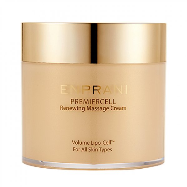 крем для массажа лица и снятия макияжа enprani premier cell renewing massage cream крем для массажа лица и снятия макияжа enprani premier cell renewing massage creamОчищающий массажный крем Premier Cell Renewing Massage Cream эффективно удаляет даже водостойкий макияж и другие загрязнения с кожи, а также является великолепной массажной маской для проведения самостоятельного расслабляющего массажа лица. Тщательно очищает кожу от загрязнений и удаляет стойкий макияж, одновременно увлажняя кожу после умывания, оставляя чувство свежести и увлажнённости. Экстракт ромашки в составе средства успокаивает чувствительную кожу лица, наполняя ее энергией, влагой и питательными веществами. Значительно улучшает состояние кожи пр регулярном применении и применении массажа.<br><br>Содержит запатентованный клеточный комплекс Youthcell на основе натурального экстракта трех видов лилий, который восстанавливает эпителиальный слой и разглаживает морщины. Экстракт меда в составе оказывает бактерицидное и ранозаживляющее действие, контролирует водно-жировой баланс кожи, отшелушивая омертвевшие клетки с поверхности кожи.<br><br>Способ применения: нанесите небольшое количество крема на сухую кожу лица, помассируйте кожу в течение 1?2 минут, затем удалите макияж и другие загрязнения с помощью ватного диска или горячих салфеток. При желании дополнительно умойтесь водой.<br><br>Объем: 200 мл<br><br><br>Характеристики товара<br><br><br><br><br>Возраст<br><br>от 35<br><br><br><br>Тип кожи<br><br>нормальная<br><br><br><br>Серия<br><br>Premier Cell<br><br><br><br><br><br> <br>