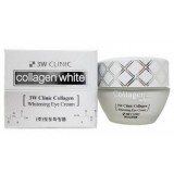 Крем для век осветляющий с коллагеном 3W Clinic Collagen Whitening Eye Cream