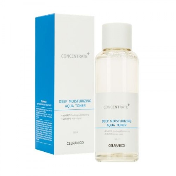 

глубоко увлажняющий тонер celranico deep moisturizing aqua toner