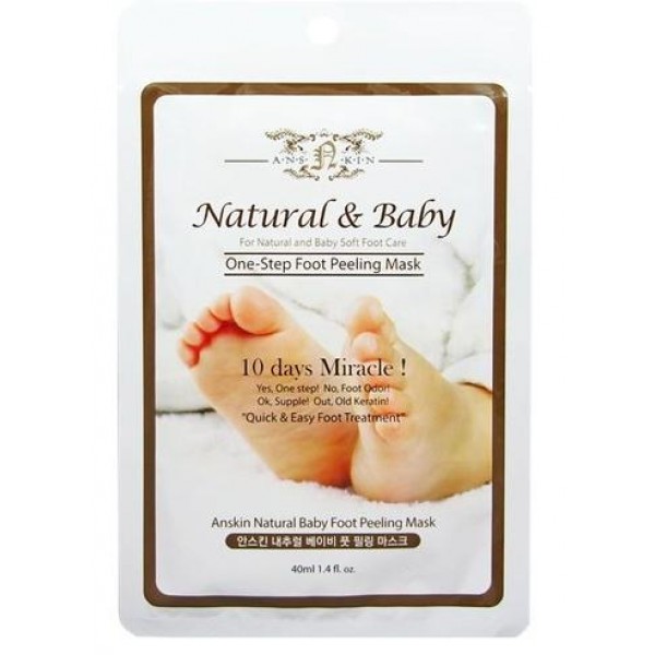 

пилинг для ног anskin natural baby foot peeling mask