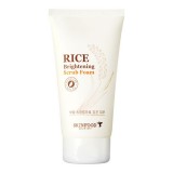 Пенка-скраб для умывания с экстрактом риса Skin Food  Rice Brightening Scrub Foam