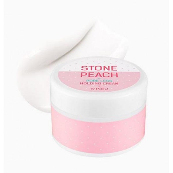

крем с экстрактом персика для сужения пор a'pieu stone peach pore less holding cream