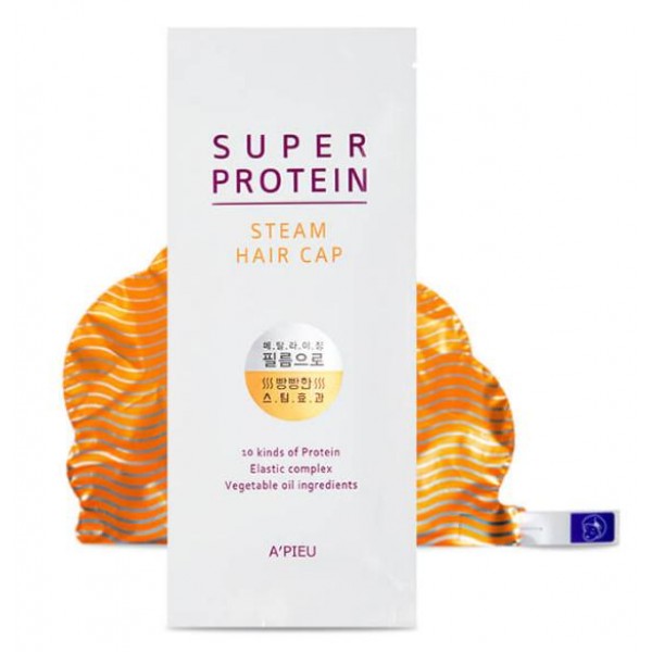

маска для волос с протеинами a'pieu super protein steam hair cap