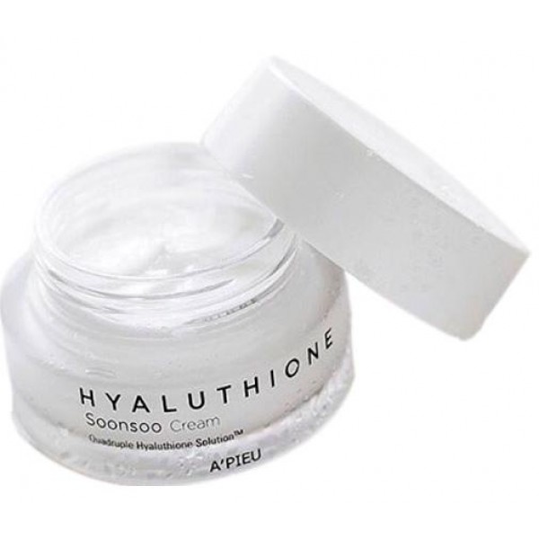 

крем для лица глубокоувлажняющий a'pieu hyaluthione soonsoo cream