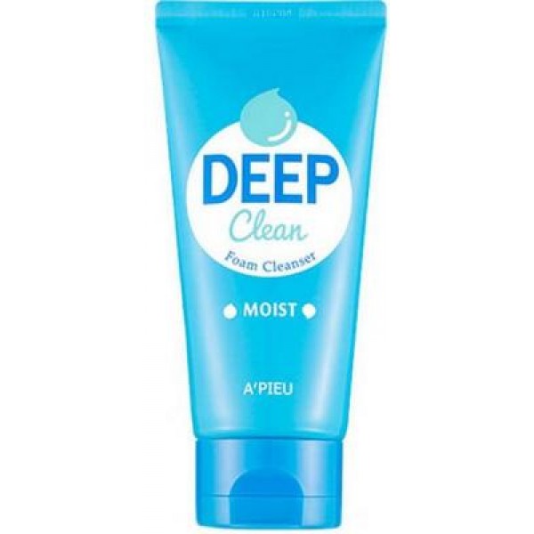 

увлажняющая пенка для умывания a'pieu deep clean foam cleanser moist