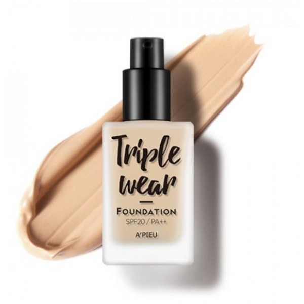 

тональная основа a'pieu triple wear foundation spf20/pa++