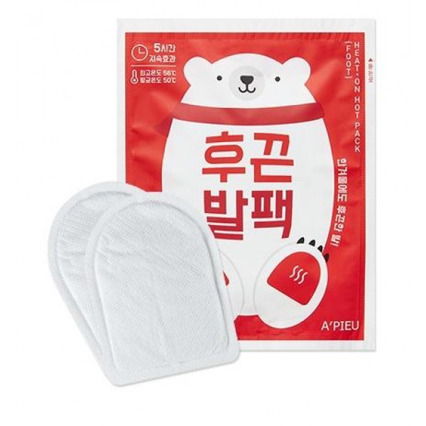 

патчи для ног тепловые a'pieu heat-on hot pack foot