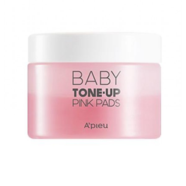 

пады для выравнивания тона лица a'pieu baby tone-up pink pads