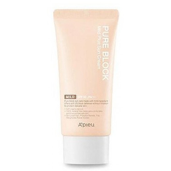 

крем солнцезащитный a'pieu pure block mild plus sun cream spf32/pa++