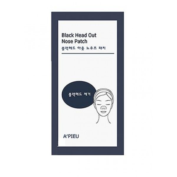 

пластырь для носа a'pieu black head out nose patch