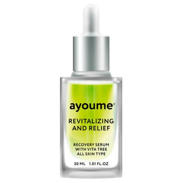 

сыворотка для лица восстанавливающая ayoume vita tree revitalizing & relief serum