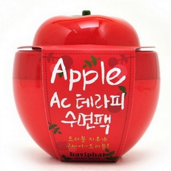 

маска для лица с экстрактом яблока baviphat apple ac therapy sleeping pack