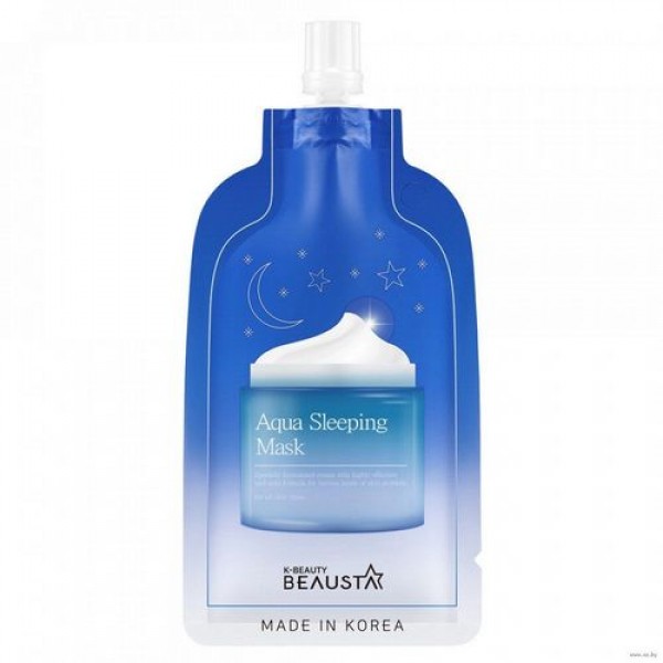 

ночная увлажняющая маска для лица с арома-маслами beausta aqua sleeping mask