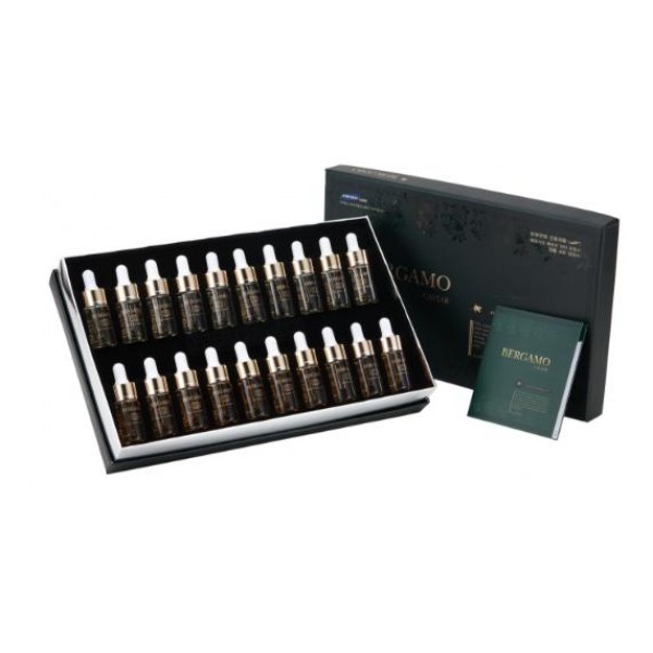 

сыворотка ампульная с экстрактом икры для витаминизации кожи bergamo caviar high potency ampoule set (20 pcs)