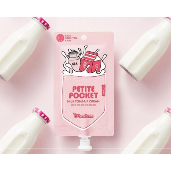 

крем для лица berrisom petite pocket milk tone up cream