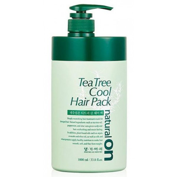 

освежающая маска для волос на основе чайного дерева daeng gi meo ri naturalon tea tree cool hair pack