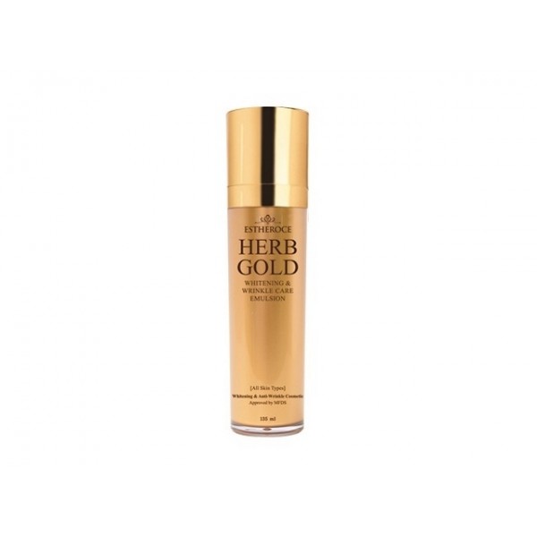 

эмульсия для лица омолаживающая deoproce estheroce herb gold whitening & wrinkle care emulsion