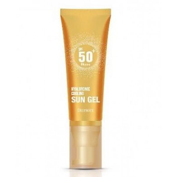 

гель солнцезащитный освежающий deoproce hyaluronic cooling sun gel spf50++