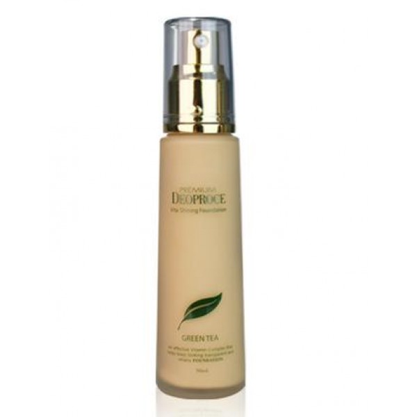 

тональная основа deoproce premium vita shining foundation