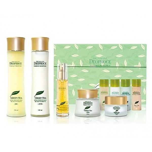 

набор для лица уходовый deoproce premium green tea total solution 5 set