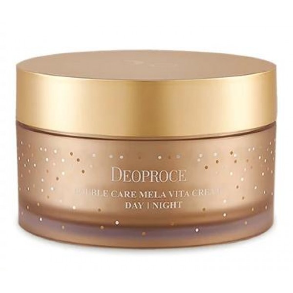 

крем 2 в 1 для дневного и ночного ухода за лицом deoproce double care mela vita cream day night