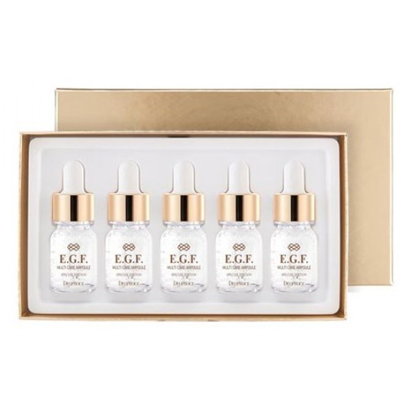 

интенсивная сыворотка для лица с egf deoproce egf multi care ampoule