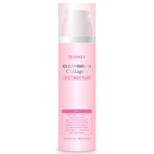 

флюид для лица многофункциональный deoproce cleanbello collagen 10 in 1 multi fluid