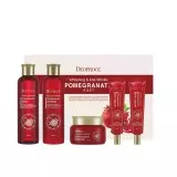 Набор антивозрастных средств с экстрактом граната Deoproce Whitening & Anti-Wrinkle Pomegranate 5 Set