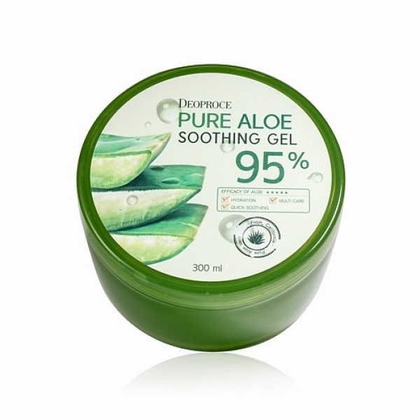 

гель алое 95% deoproce pure aloe soothing gel 95%