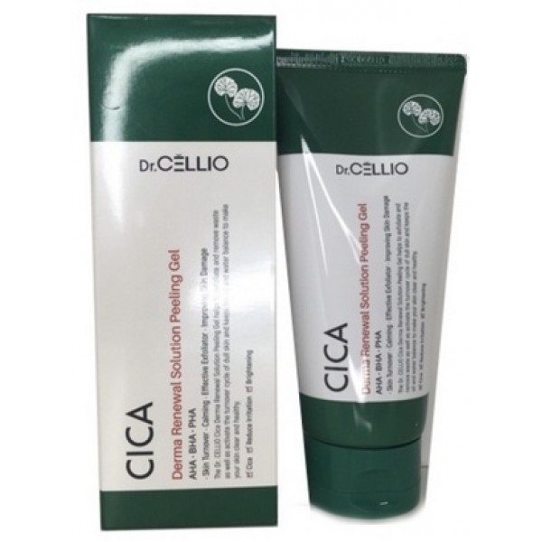 

пилинг-гель с экстрактом центеллы азиатской dr.cellio cica derma renewal solution peeling gel