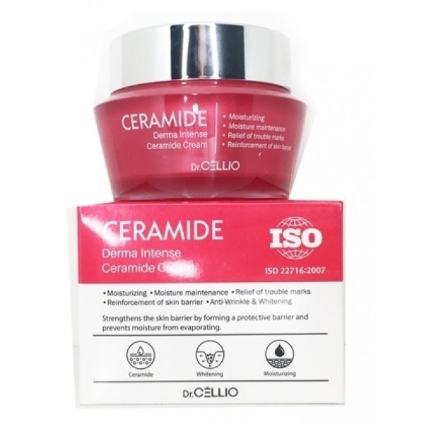 

крем для лица с керамидами dr.cellio derma intense ceramide cream