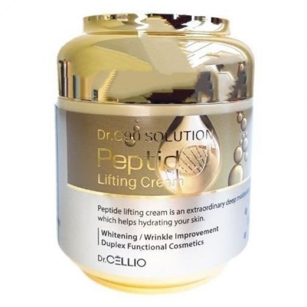 

крем для лица с пептидами dr.cellio g90 solution peptid lifting cream