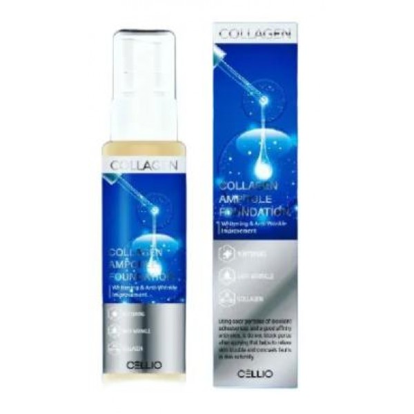 

тональный крем с коллагеном dr.cellio giinsu miracle collagen ampoule foundation