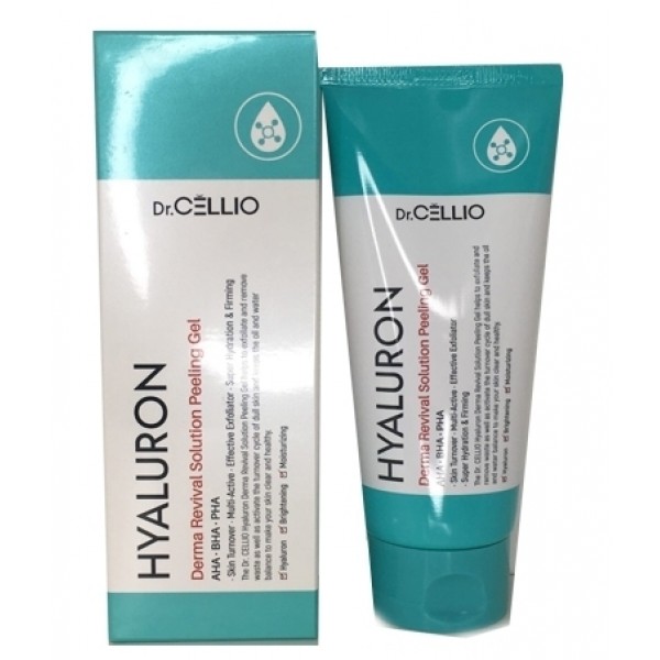 

пилинг-гель с гиалуроновой кислотой dr.cellio hyaluron derma revival solution peeling gel