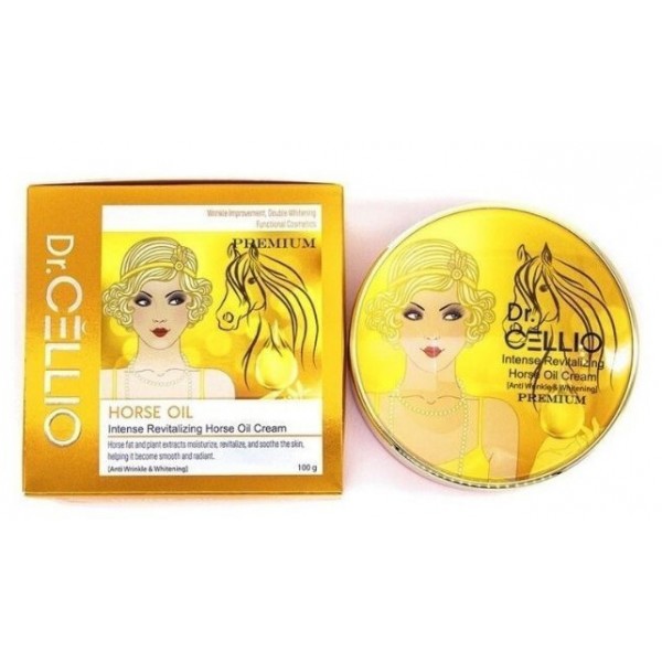 

крем для лица с лошадиным жиром dr.cellio intense revitalizing horse oil cream