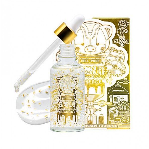 

эссенция для лица с золотом elizavecca milky piggy hell-pore gold essence