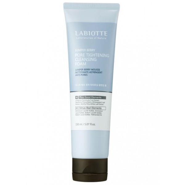 

пенка для умывания labiotte juniper berry pore tightening cleansing foam