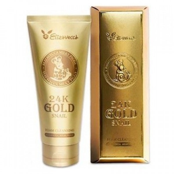 

пенка для умывания улиточная elizavecca 24k gold snail cleansing foam
