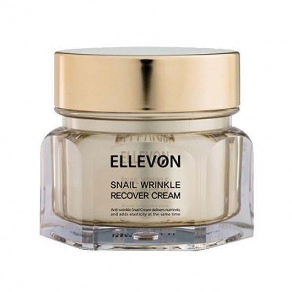 

антивозрастной крем с экстрактом улитки ellevon snail wrinkle recover cream