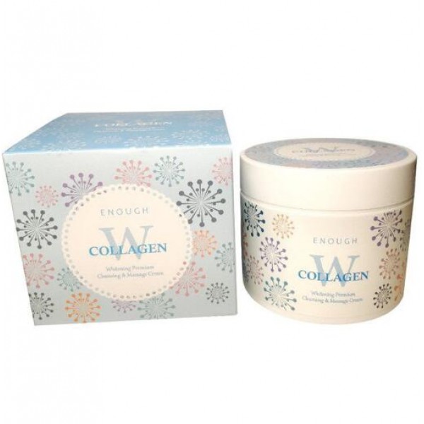 

крем массажный осветляющий enough collagen whitening premium cleansing & massage cream