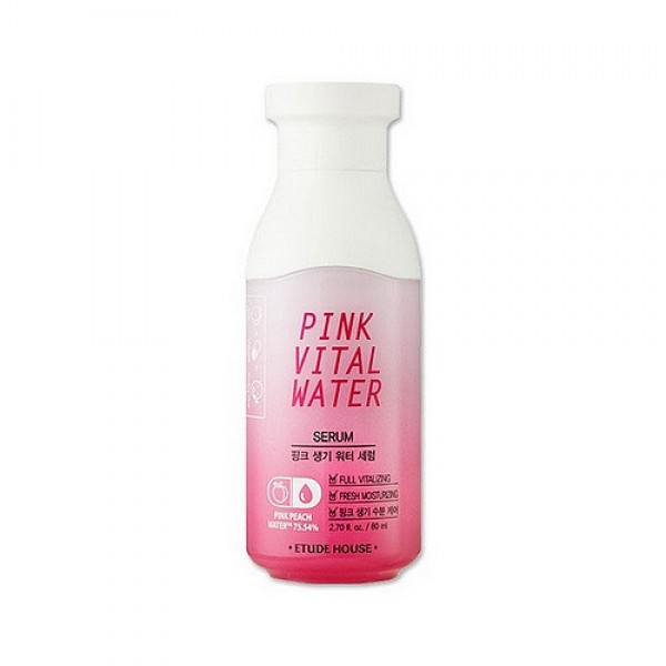 сыворотка для лица с экстрактом персика
 etude house  pink vital water serum