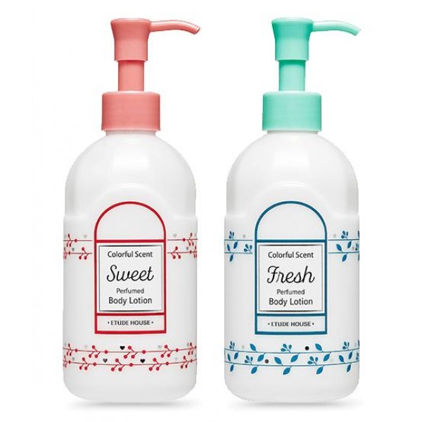 лосьон для тела парфюмированный etude house  colorful scent perfumed body lotion