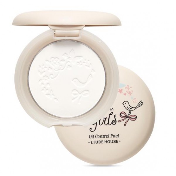 пудра компактная etude house dear girls oil control pact ad new