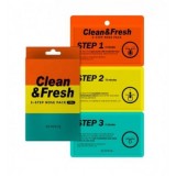 Трехэтапные полоски для носа Eunyul Clean & Fresh 3-Step Nose Pack