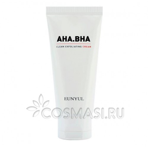 Обновляющий крем с aha и bha кислотами для чистой кожи Eunyul Aha.bha Clean Exfoliating Cream фото-1