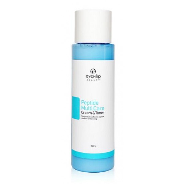 

тонер-крем с пептидами 2 в 1 eyenlip peptide multi care cream & toner