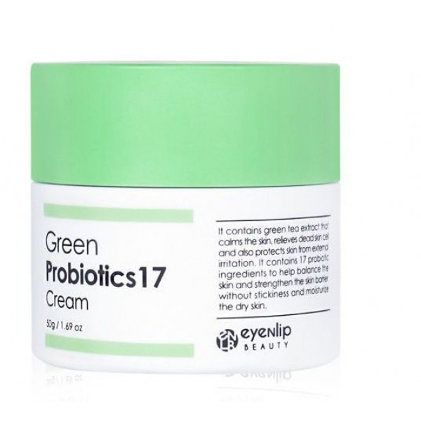 

крем с пробиотиками и зеленым чаем eyenlip green probiotics 17 cream