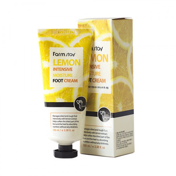 Крем для ног смягчающий с экстрактом лимона farmstay lemon intensive moisture foot cream фото