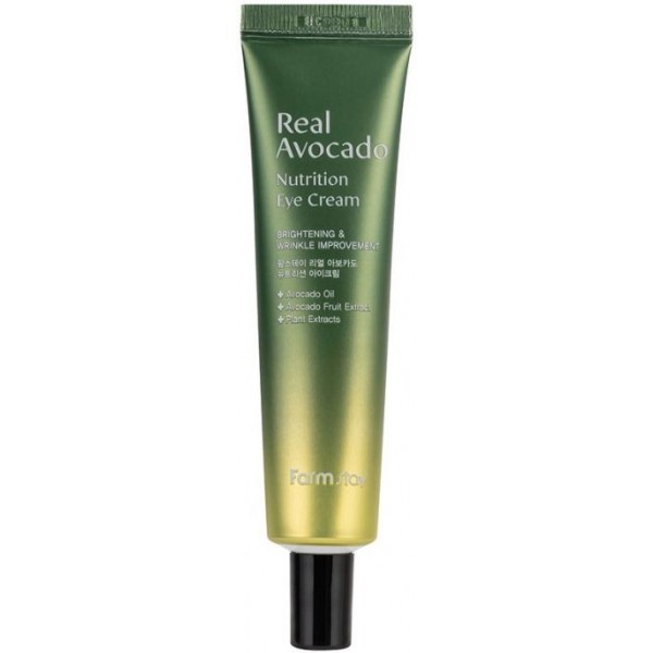 

питательный крем для области вокруг глаз с экстрактом авокадо farmstay real avocado nutrition eye cream