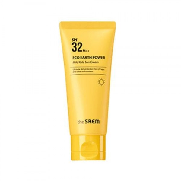 крем солнцезащитный spf32 pa the saem eco earth power mild kids sun cream pa++